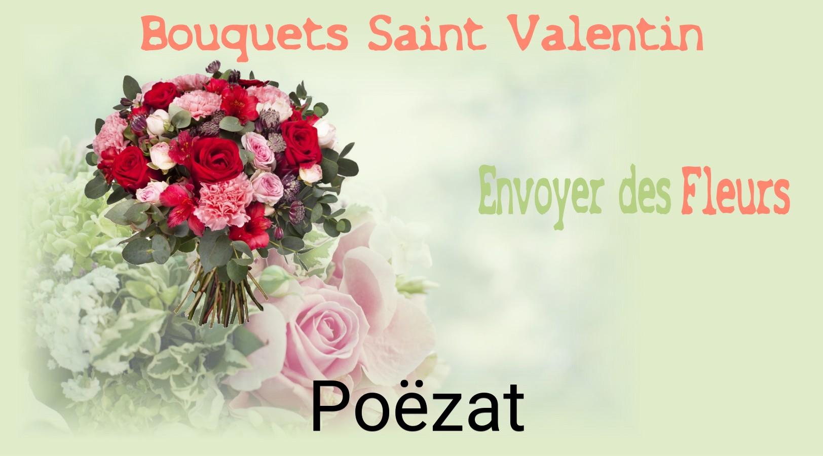 Roses de Saint-Valentin livrées à Poëzat